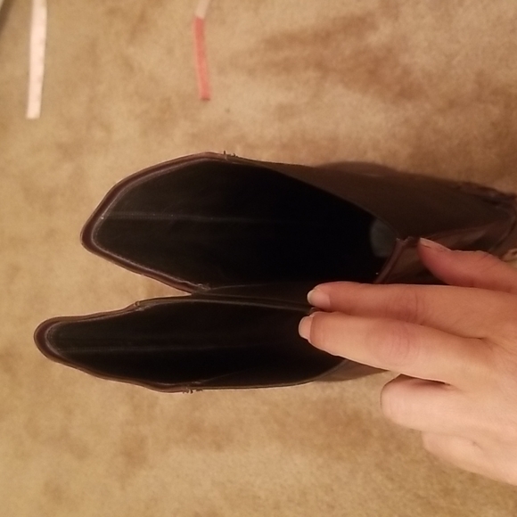 Stuart Weitzman 50/50 Adjustables Leather Tall boots - Picture 13 of 16